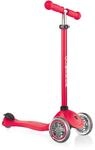 Globber Unisex Jugend Primo Dreiradscooter, rot, One Size