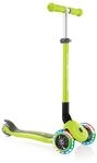 GLOBBER Primo Foldable Lights &ndash; Tretroller Kinder, 120/80 mm, ABEC 5, 3-r&auml;drig,
