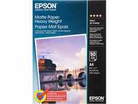 Epson C13S041256 Matte Heavyweight Papier Inkjet 167 g / m2 A4 One-sided, 50 Blatt