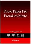 Canon Fotopapier PM-101 Premium matt - DIN A4, 20 Blatt (210 g/qm) f&uuml;r