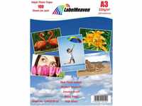 LabelHeaven LH-A3230-32 Fotopapier, A3, 297 x 420 mm, 230 g/qm, 100 Blatt