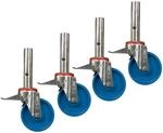 Krause 714169 Fahrrollensatz 4 Stck., &Oslash; 125 mm