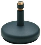 K&M 23266 Tischstativ Graphitgrau - Stahl mit 6 cm H&ouml;he - 3/8 Gewindeanschluss -