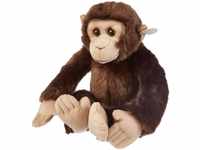WWF 15191052 WWF00352 Plüsch Schimpanse, realistisch gestaltetes Plüschtier, ca. 30