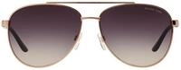 MICHAEL KORS Damen Hvar 109936 59 Sonnenbrille, Gold (Rose Gold/Grey Rose Gradient)