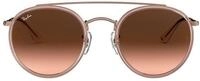 Ray-Ban Unisex Round Double Bridge Brillengestelle, Pink (Pink/Pink Gradient Brown),