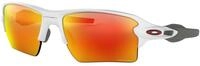 OAKLEY Herren Flak 2.0 Xl 918893 59 Sonnenbrille, Wei&szlig; (Polished White/Prizmruby)