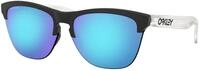Oakley Sonnenbrille Frogskin Lite, Farbe:Matte Black/Prizm Sapphire Iridium
