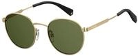 Polaroid Unisex-Erwachsene PLD 2053/S Sonnenbrille, Mehrfarbig (Goldgreen), 51