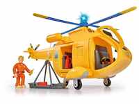 Simba 109251002 - Feuerwehrmann Sam Hubschrauber Wallaby II (34 cm, 6 Sitzplätze)