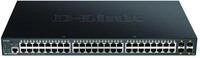 D-Link DGS-1250-52XMP/E, 52-Port Smart Managed Gigabit Switch (48x BaseT PoE+ Port,