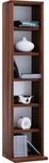 VCM Holzregal stehend | platzsparender CD Schrank f&uuml;r 102 CDs oder 36 DVDs |...