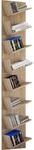 VCM Holzregal h&auml;ngend | platzsparendes Regal | Ma&szlig;e: H. 180 x B. 33 x T. 16 cm 