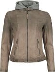 Mauritius Cascha LAMOV Frauen Lederjacke taupe XS 100% Leder Basics