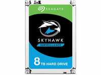 Seagate SkyHawk 8 TB interne Festplatte, HDD, Videoaufnahme bis zu 64 Kameras,...