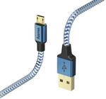 Hama Ladekabel und Datenkabel "Reflective" (USB-A Stecker auf Micro-USB, USB 2.0,