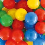 Bieco B&auml;lle f&uuml;r B&auml;llebad | 100 St&uuml;ck, Gr&ouml;&szlig;e ca. 6 cm | Bunte B&auml;lle | Kinder