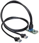 DELOCK MiniPCIe I/O PCIe Full Size 1 x 19 Pin USB 3.0 Pin Header inkl. USB 3.0...