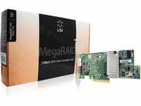 LSI Megaraid SAS/SATA 9361-4i SGL 4-Port intern 12GB/S, 05-25420-10, Schwarz