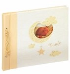 walther design Fotoalbum creme zur Taufe mit Ausstanzung und Pr&auml;gung, Baby Bambini