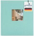 goldbuch 27 507 Bella Vista Fotoalbum mit Bildausschnitt Aqua, Erinnerungsalbum im