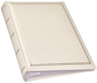 walther design Fotoalbum weiss 200 Fotos 13 x 18 cm Memo-Einsteckalbum Kunstleder mit