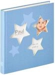 walther design Fotoalbum blau 28 x 30,5 cm Babyalbum mit Cover-Ausstanzung, Baby