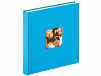 walther design Fotoalbum oceanblau 33 x 34 cm Selbstklebealbummit Cover-Ausstanzung,