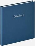 walther design G&auml;stebuch blau 26 x 25 cm mit Pr&auml;gung und Spiralbindung, Fun