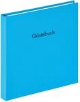 walther design G&auml;stebuch oceanblau 26 x 25 cm mit Pr&auml;gung und Spiralbindung, Fun