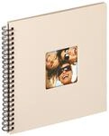 walther design Fotoalbum sand 30 x 30 cm Spiralalbum mit Cover-Ausstanzung, Fun