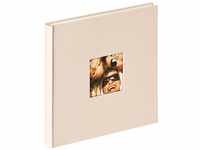 walther design Fotoalbum sand 26 x 25 cm mit Cover-Ausstanzung, Fun FA-205-C