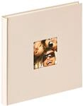 walther design Fotoalbum sand 26 x 25 cm mit Cover-Ausstanzung, Fun FA-205-C