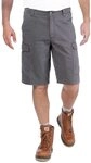 Carhartt Herren Rugged Flex&reg; Relaxed Fit Cargo-Arbeitsshorts aus Canvas, Shadow, W30
