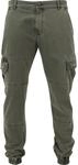 Urban Classics Herren Washed Cargo Twill Jogging Pants Hose, Gr&uuml;n(Olive 176), 34