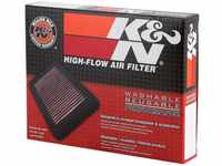 K&N 33-5034 Motorluftfilter: Hochleistung, Prämie, Abwaschbar, Ersatzfilter,Erhöhte