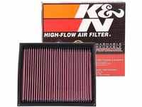 K&N 33-2767 Motorluftfilter: Hochleistung, Prämie, Abwaschbar, Ersatzfilter,Erhöhte