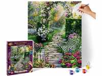 Schipper 609130804 Malen nach Zahlen - Mein schöner Garten - Bilder malen für