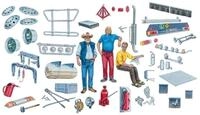 Italeri 0720S - Truck Accessories, Nicht Bemalt