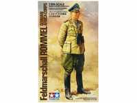 Tamiya 300036305-1:16 WWII Figur Feldmarschall Rommel Afrika, Mittel