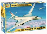 Zvezda 7002 Tupolev Tu-160 Blackjack Russian Supersonic Strategic Bomber