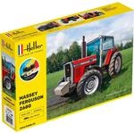 Heller Modellbausatz Massey-Ferguson 2680, mit Farbe, Kleber, Pinsel
