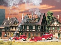 Vollmer Brennendes Haus, Miniaturhaus, Katastrophe, Erwachsene, f&uuml;r alle