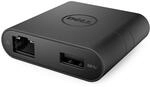 Dell 470-ABRY DA200 Adapter (USB-C-auf-HDMI/VGA/Ethernet/USB 3.0)