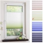 Liedeco&reg; Klemmfix Plissee Farbverlauf verspannt mit Klemmtr&auml;ger/Breite x...