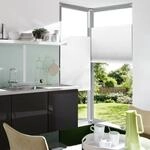 Liedeco&reg; Thermo Plissee verspannt mit Klemmtr&auml;ger; 75 x 130 cm wei&szlig; (Breite x