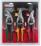 KS Tools 118.0050 Hebel-Blechdurchgangsscheren-Satz, 3-tlg.