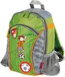 sigikid, Jungen, Rucksack mit Motiv Fu&szlig;baller, Kily Keeper, Gr&uuml;n/Grau, 23769