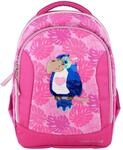 Depesche Schulrucksack TOPModel mit Tucan aus Streichpailletten, pink, ca. 23 x...