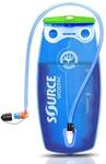 Source Wasserbeh&auml;lter Widepac Trinkblase, transparent/Blau, 3 Liter